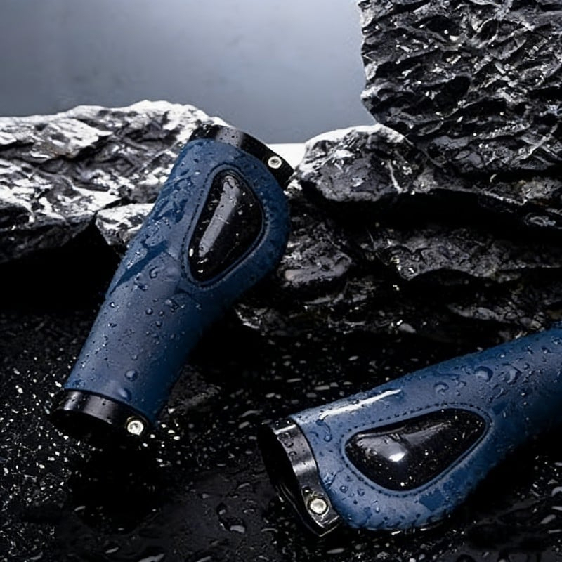 Bike Handle Grips Ergonomics Design Soft Gel Dual Lock