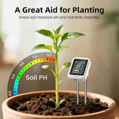 6-IN-1 Soil Moisture Meter for Indoor & Outdoor Plant