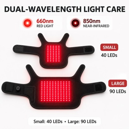 Pet Red Light Therapy Vest for Dogs & Cats – 660nm + 850nm Near-Infrared for Back, Hip, Joint & Muscle Comfort – USB or Rechargeable