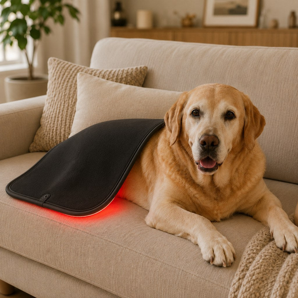 Pet Red & Near-Infrared Light Wellness Mat - Hands-Free At-Home Comfort for Senior, Active & Resting Dogs