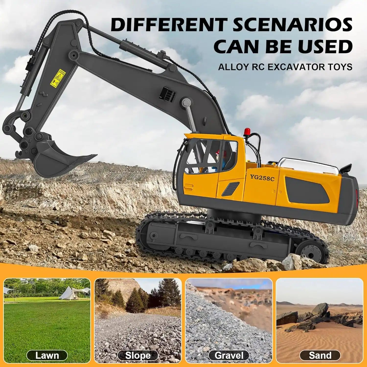 4-Vehicle RC Construction Set Built For Little Builders
