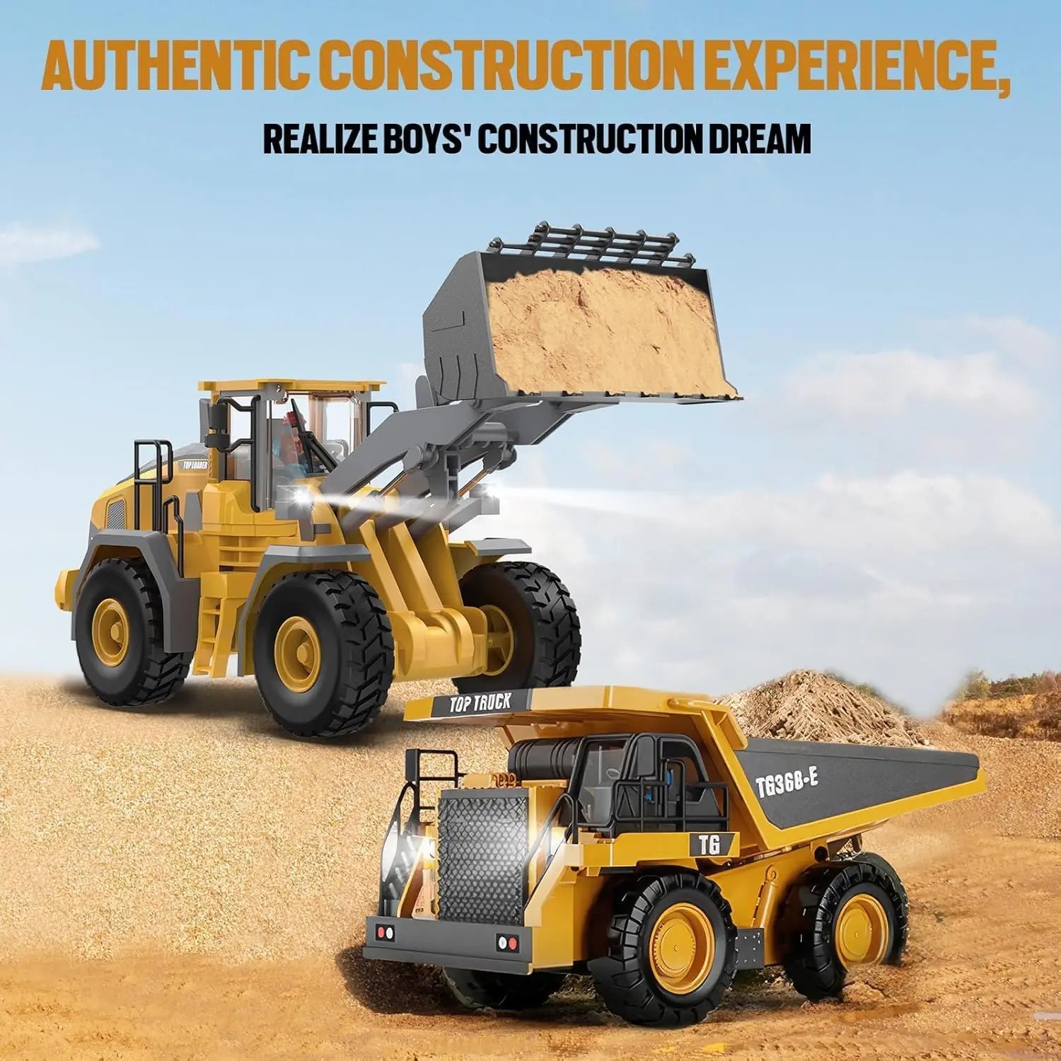 4-Vehicle RC Construction Set Built For Little Builders