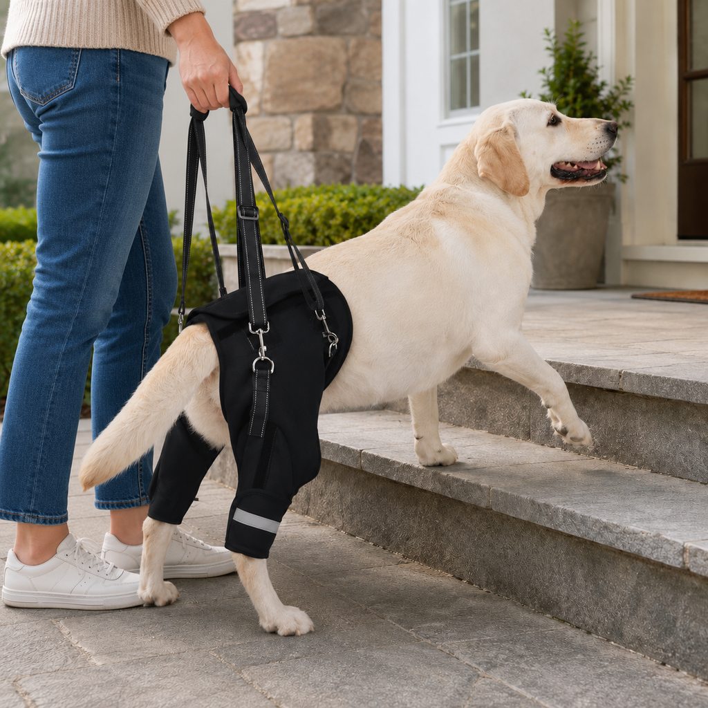 Help Your Senior Dog Climb Stairs, Get in the Car & Walk with Rear-Leg Support