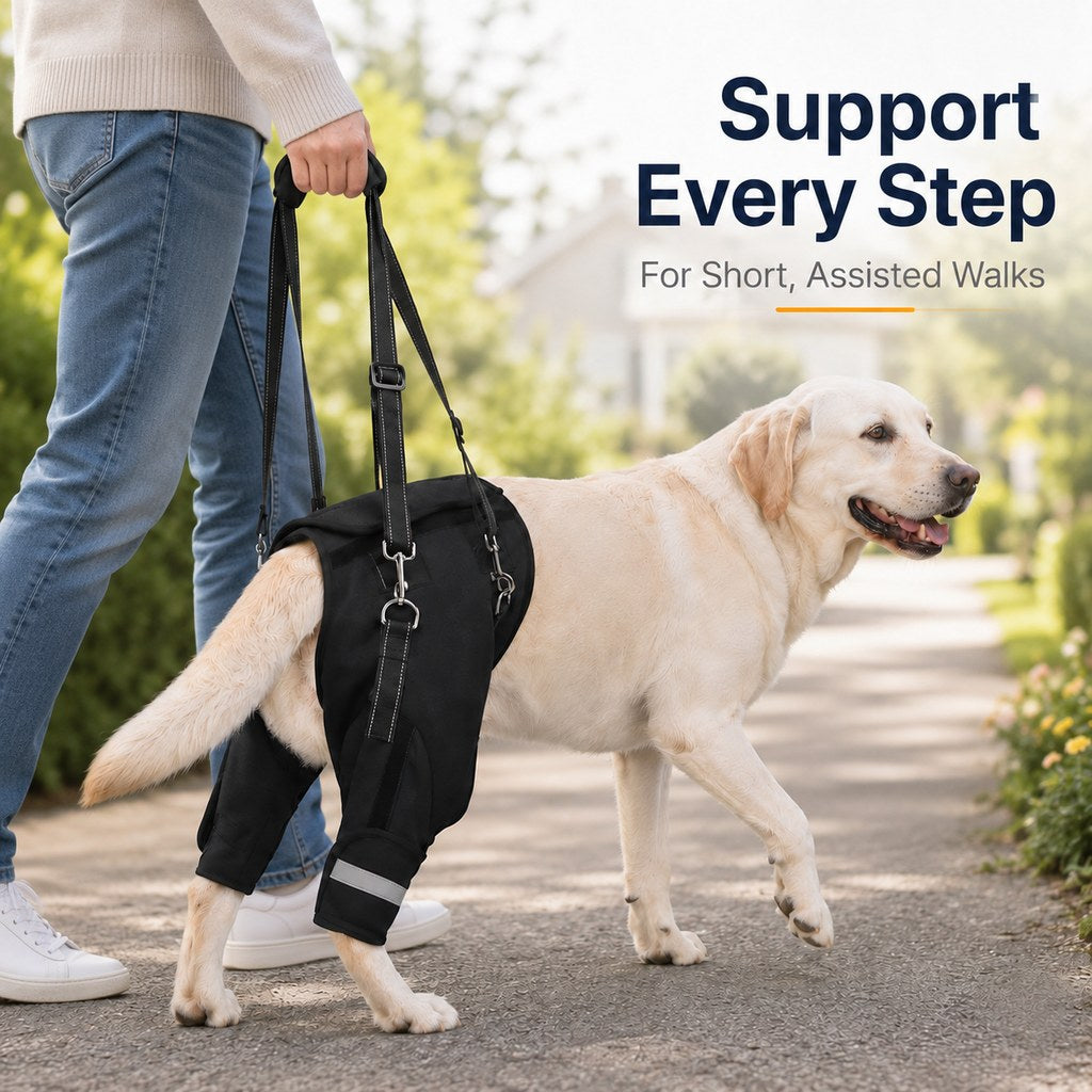 Help Your Senior Dog Climb Stairs, Get in the Car & Walk with Rear-Leg Support
