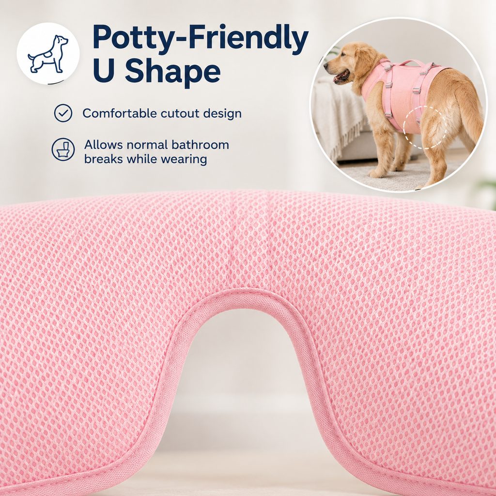 Senior Dog Lift Harness for Stairs, Cars & Daily Walking - Full-Body Support for Weak Legs