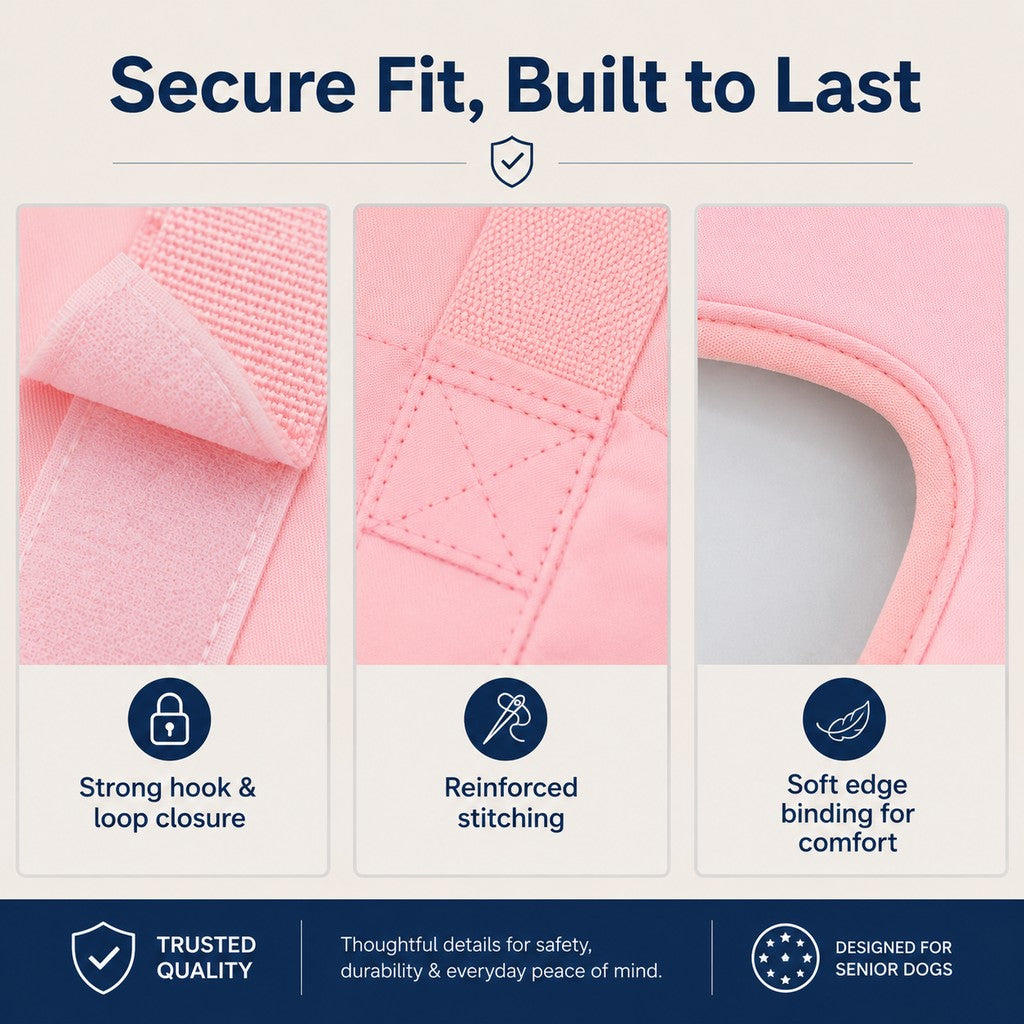 Senior Dog Lift Harness for Stairs, Cars & Daily Walking - Full-Body Support for Weak Legs