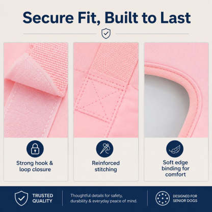 Senior Dog Lift Harness for Stairs, Cars & Daily Walking - Full-Body Support for Weak Legs