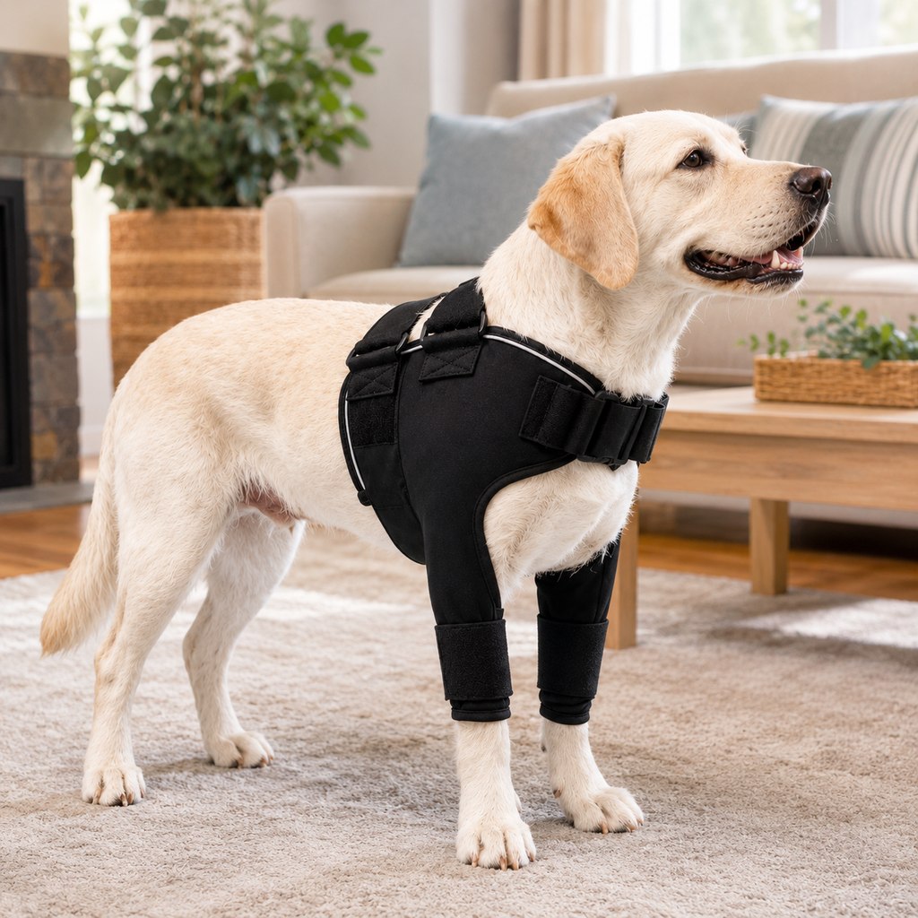 Senior Dog Shoulder & Front Leg Support Brace for Cold Walks & Daily Comfort