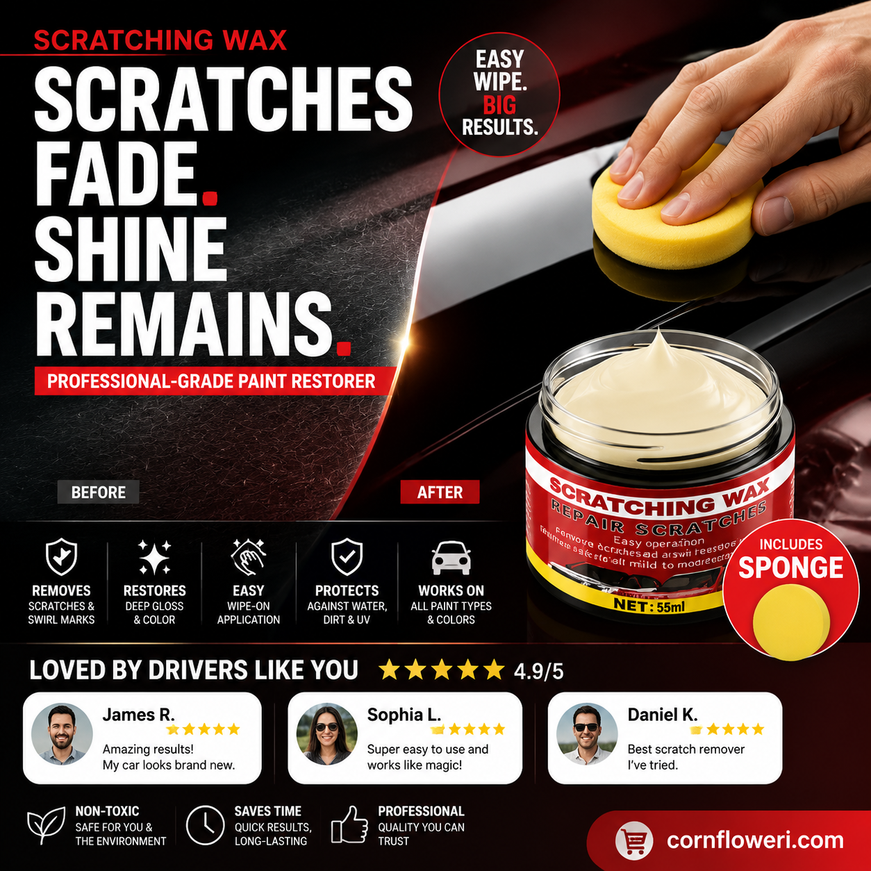 Car Scratch Remover Wax