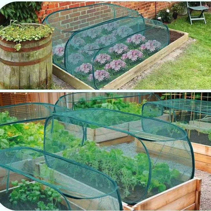 Pop-Up Plant Protection Mesh Cover