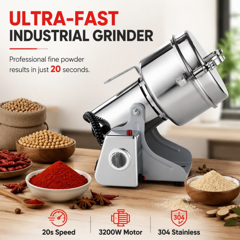 Ultra‑Fine Electric Grinder – Powerful, Practical, Easy‑Clean