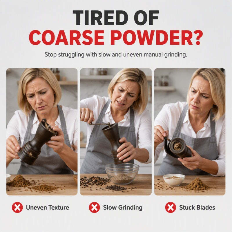 Ultra‑Fine Electric Grinder – Powerful, Practical, Easy‑Clean