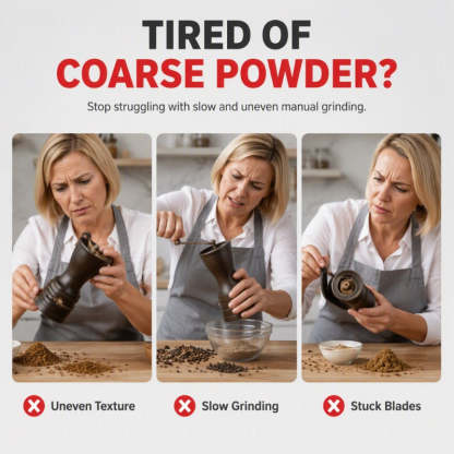 Ultra‑Fine Electric Grinder – Powerful, Practical, Easy‑Clean