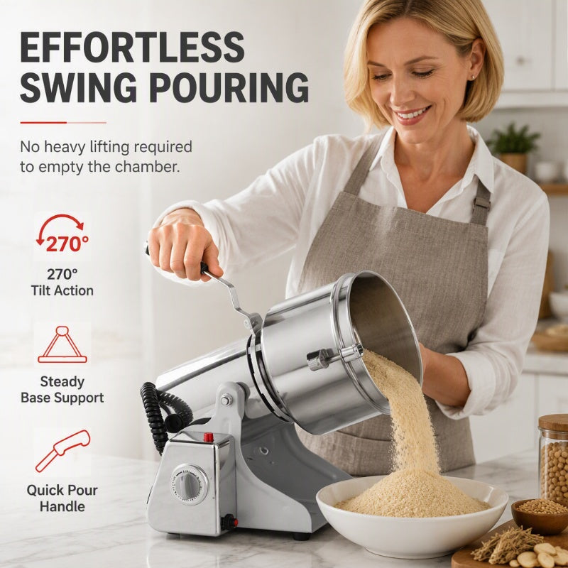 Ultra‑Fine Electric Grinder – Powerful, Practical, Easy‑Clean