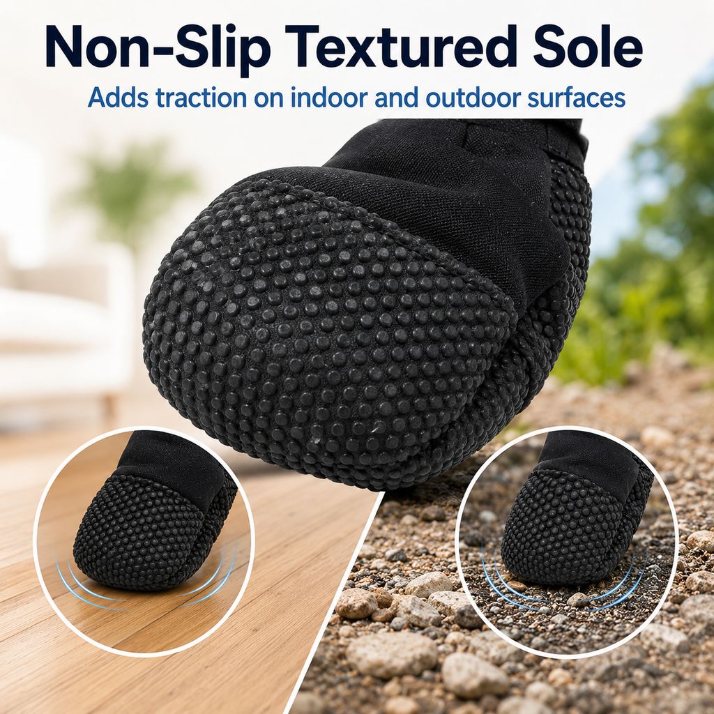 Dog Paw Recovery Boot for Home Rest & Walks - Anti-Lick Protective Cover for Injured Paws