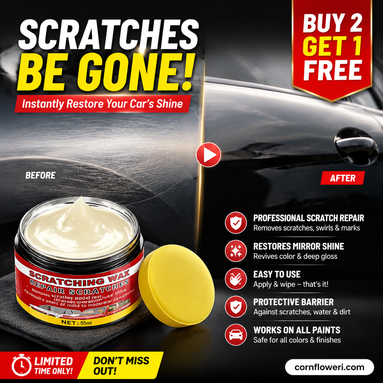 Car Scratch Remover Wax
