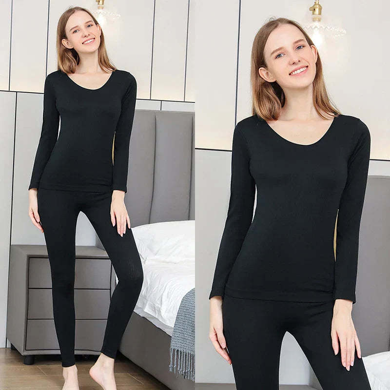 Warm Thermo Undergoing Set - Shaping Thermal Clothing For Women