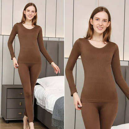Warm Thermo Undergoing Set - Shaping Thermal Clothing For Women