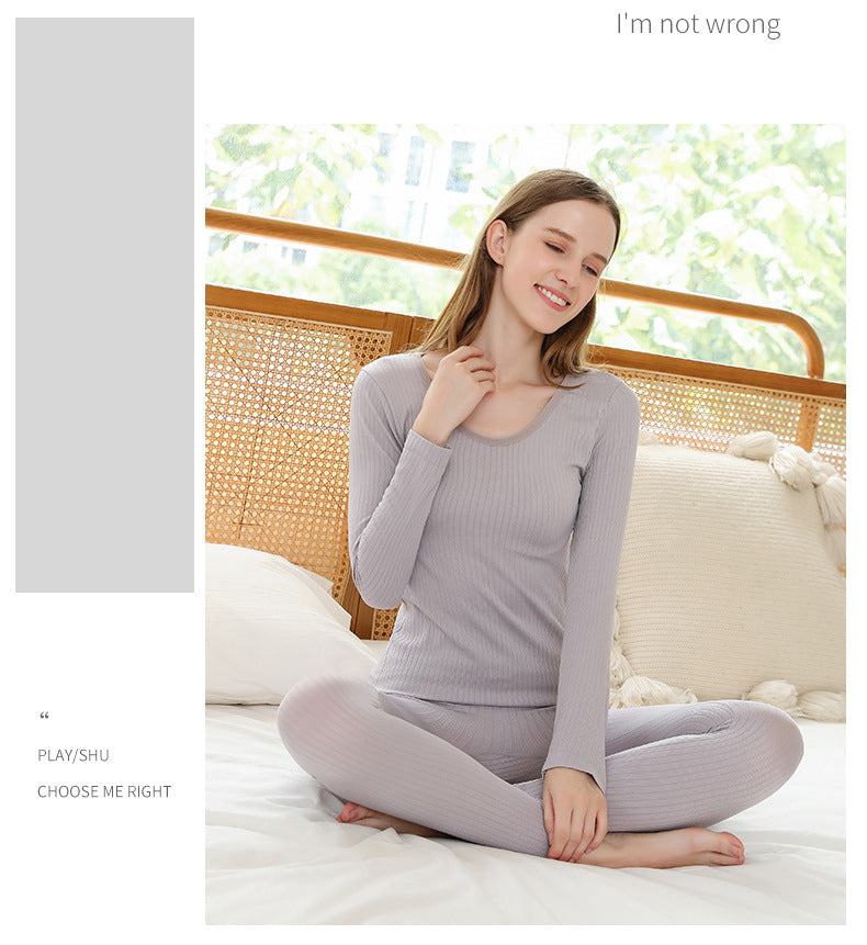 Warm Thermo Undergoing Set - Shaping Thermal Clothing For Women