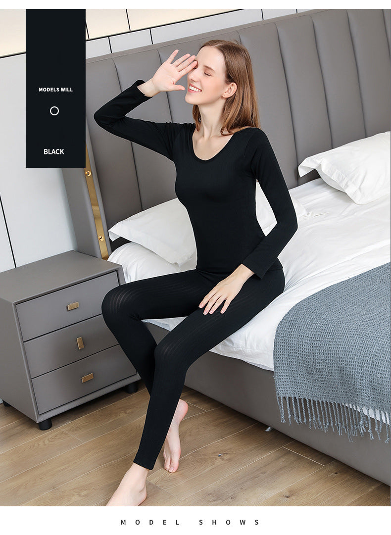 Warm Thermo Undergoing Set - Shaping Thermal Clothing For Women