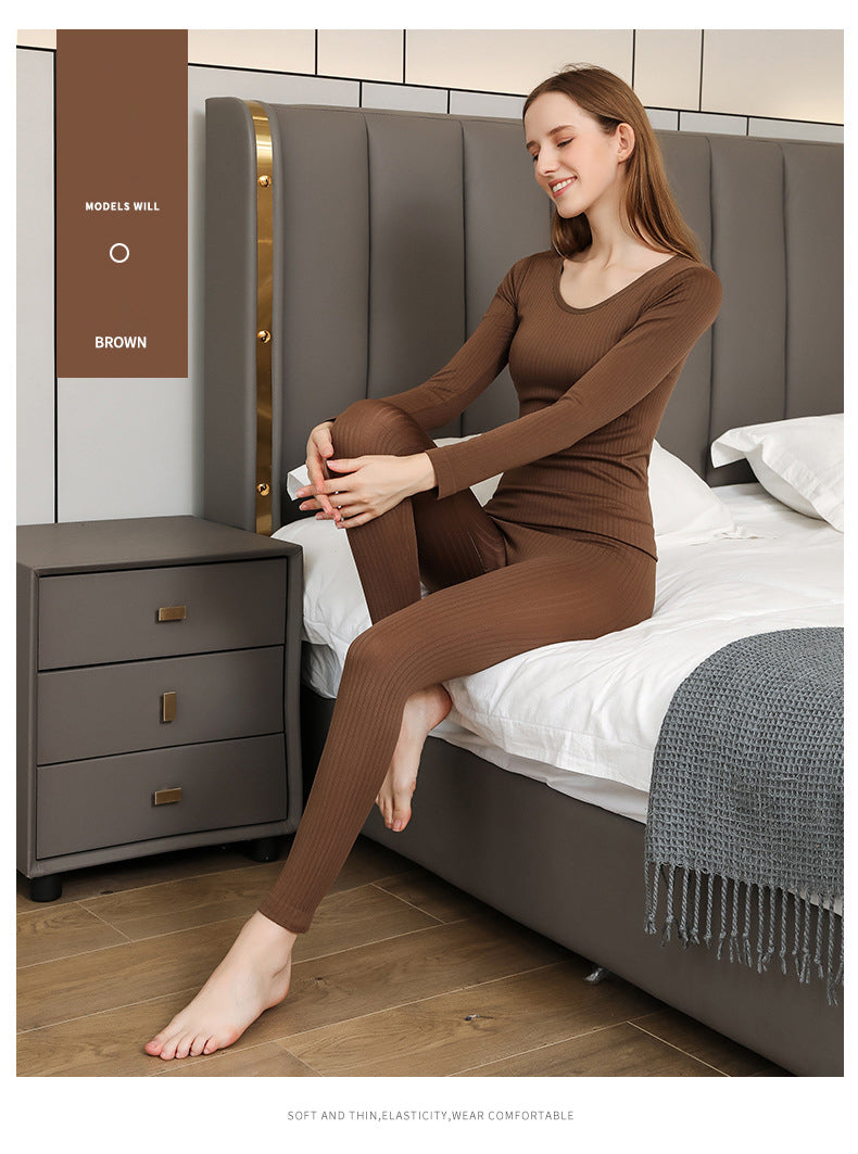 Warm Thermo Undergoing Set - Shaping Thermal Clothing For Women