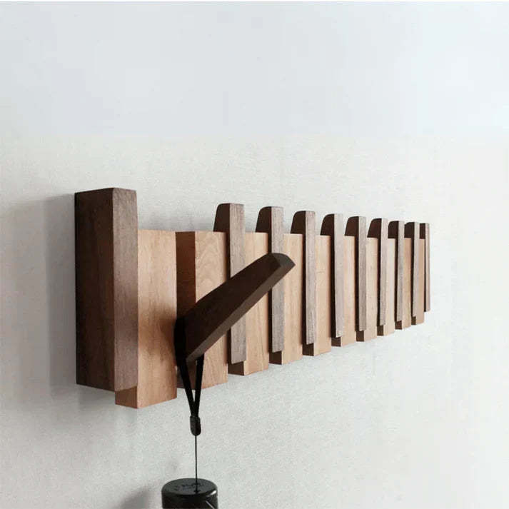 Wooden Piano Coat Rack