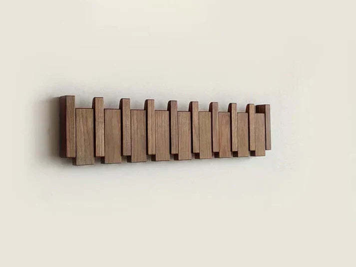 Wooden Piano Coat Rack