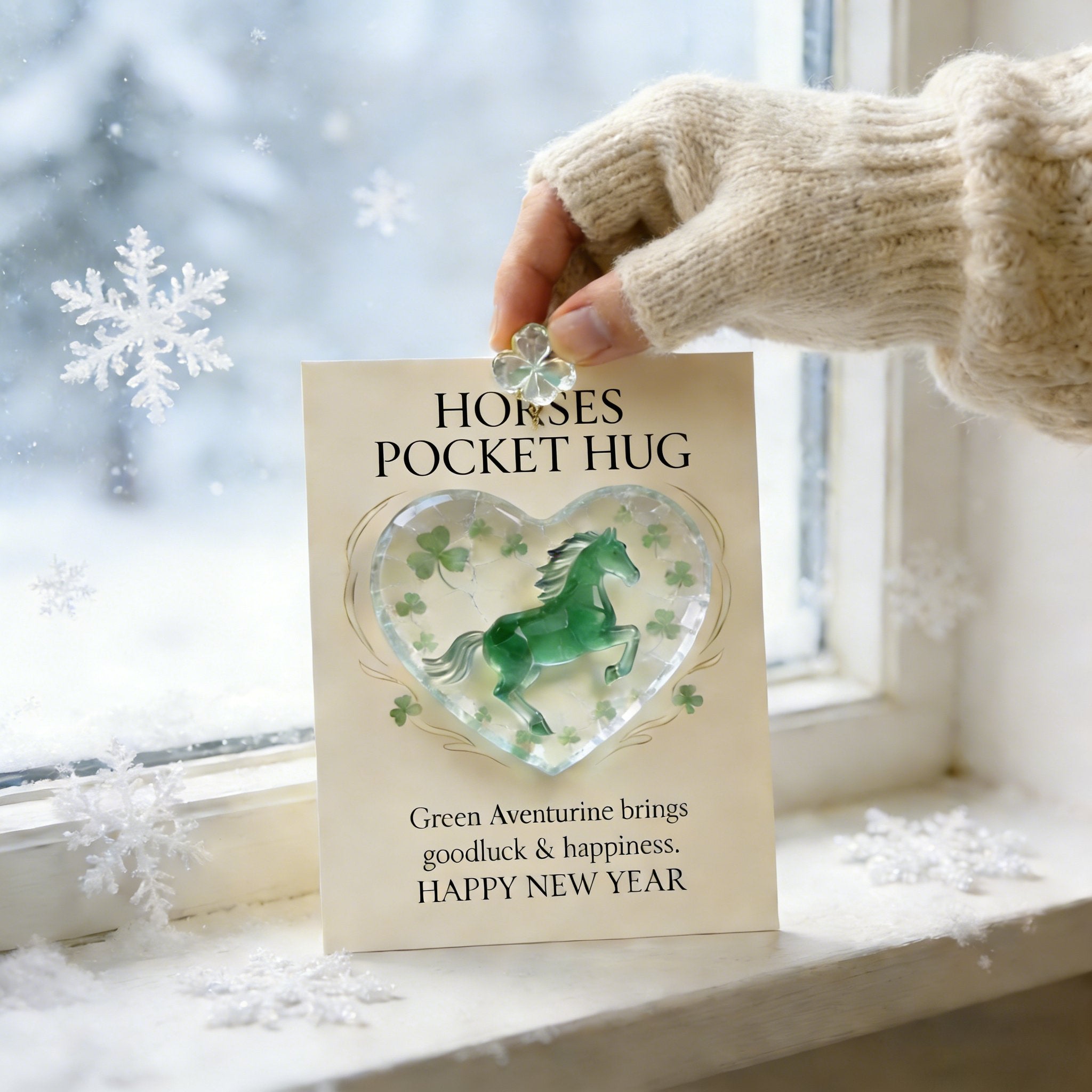 (🎁Last Day 50% OFF)🐎🍀2026 Horses Pocket Hug — A Symbol of Strength & New Beginnings