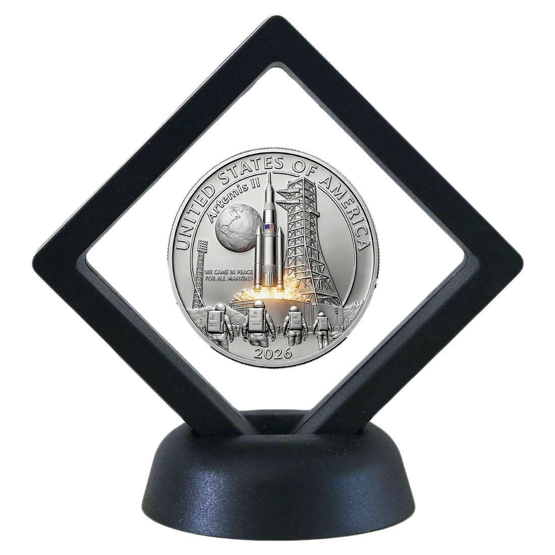 🔥LAST DAY 49 % OFF🔥Apollo 11 & Artemis II Commemorative Silver Coin
