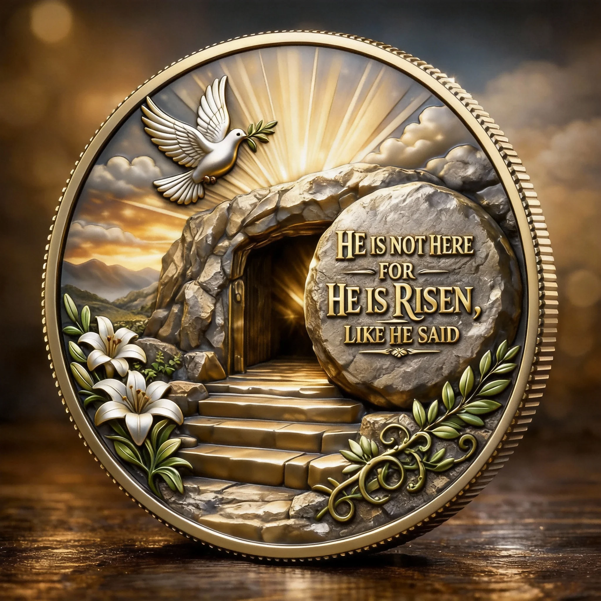 “No Greater Love” Resurrection Commemorative Coin