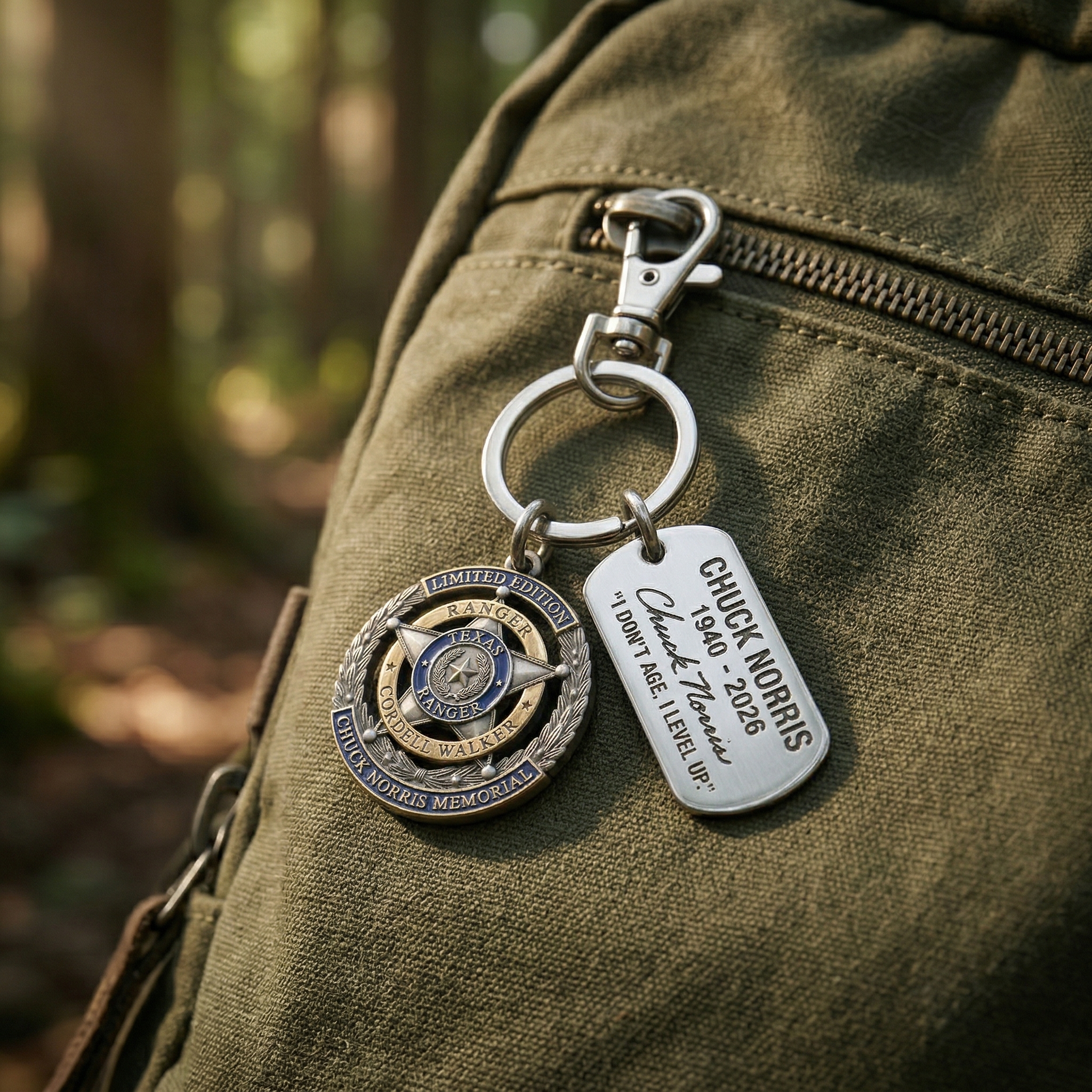 Chuck Norris Memorial Limited Edition Keychain