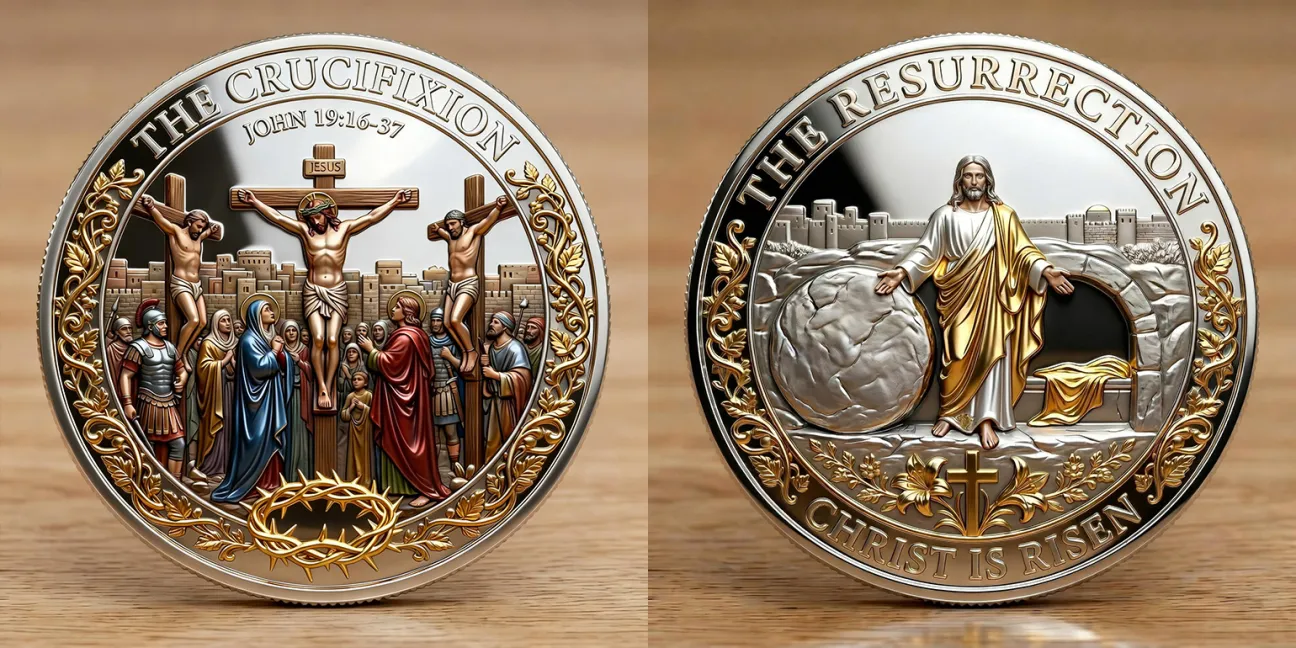 🙏Last Day 60% OFF - The Crucifixion of Jesus Christ Commemorative Coin