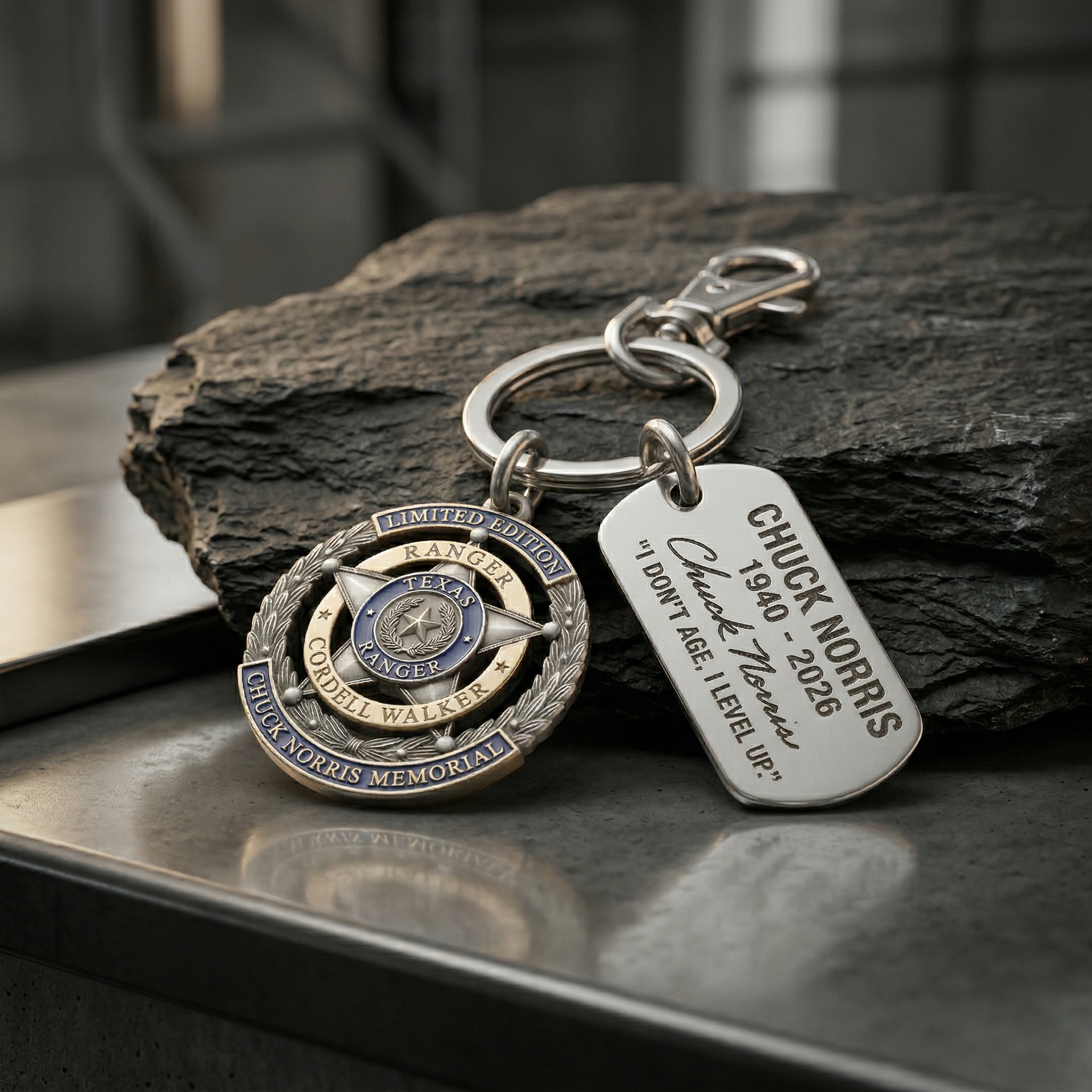 Chuck Norris Memorial Limited Edition Keychain