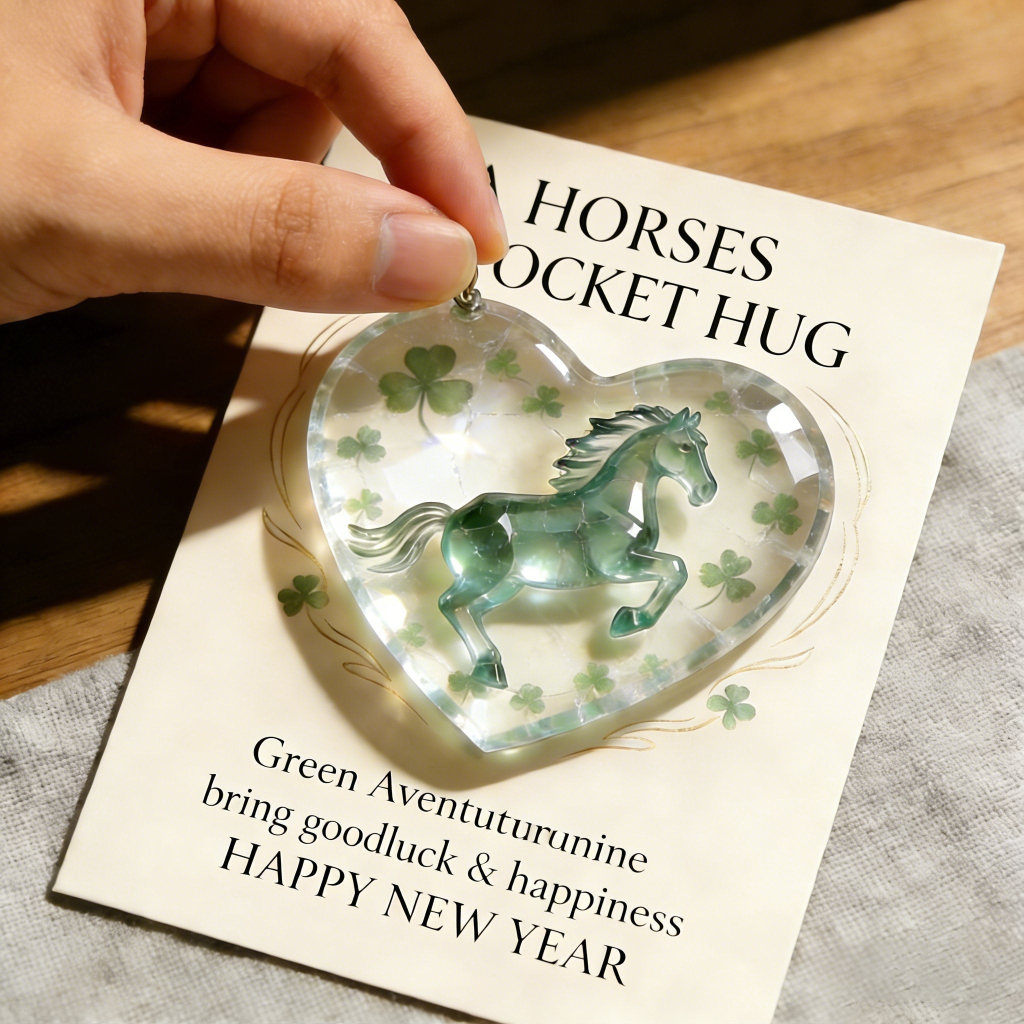(🎁Last Day 50% OFF)🐎🍀2026 Horses Pocket Hug — A Symbol of Strength & New Beginnings
