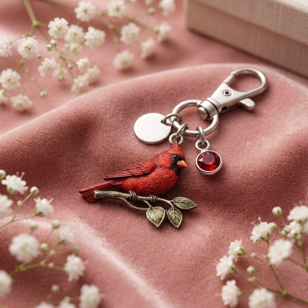 🔥Last Day 50% OFF🔥A Little Cardinal for You Keychain