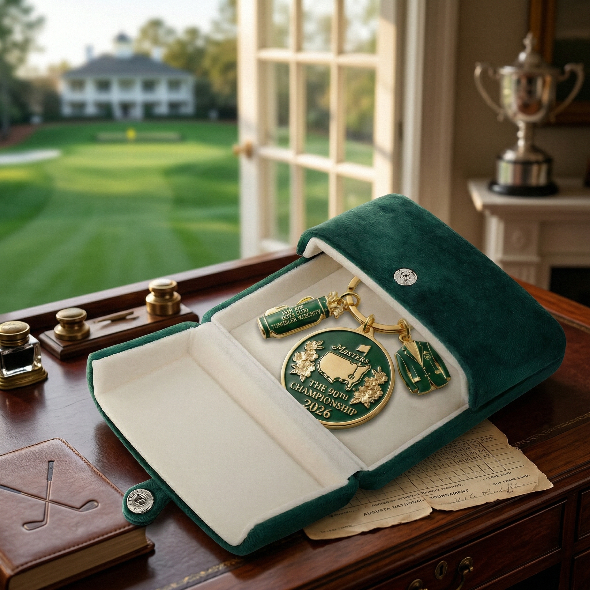 The 90th Masters Tournament Commemorative Keychain (2026 Edition)