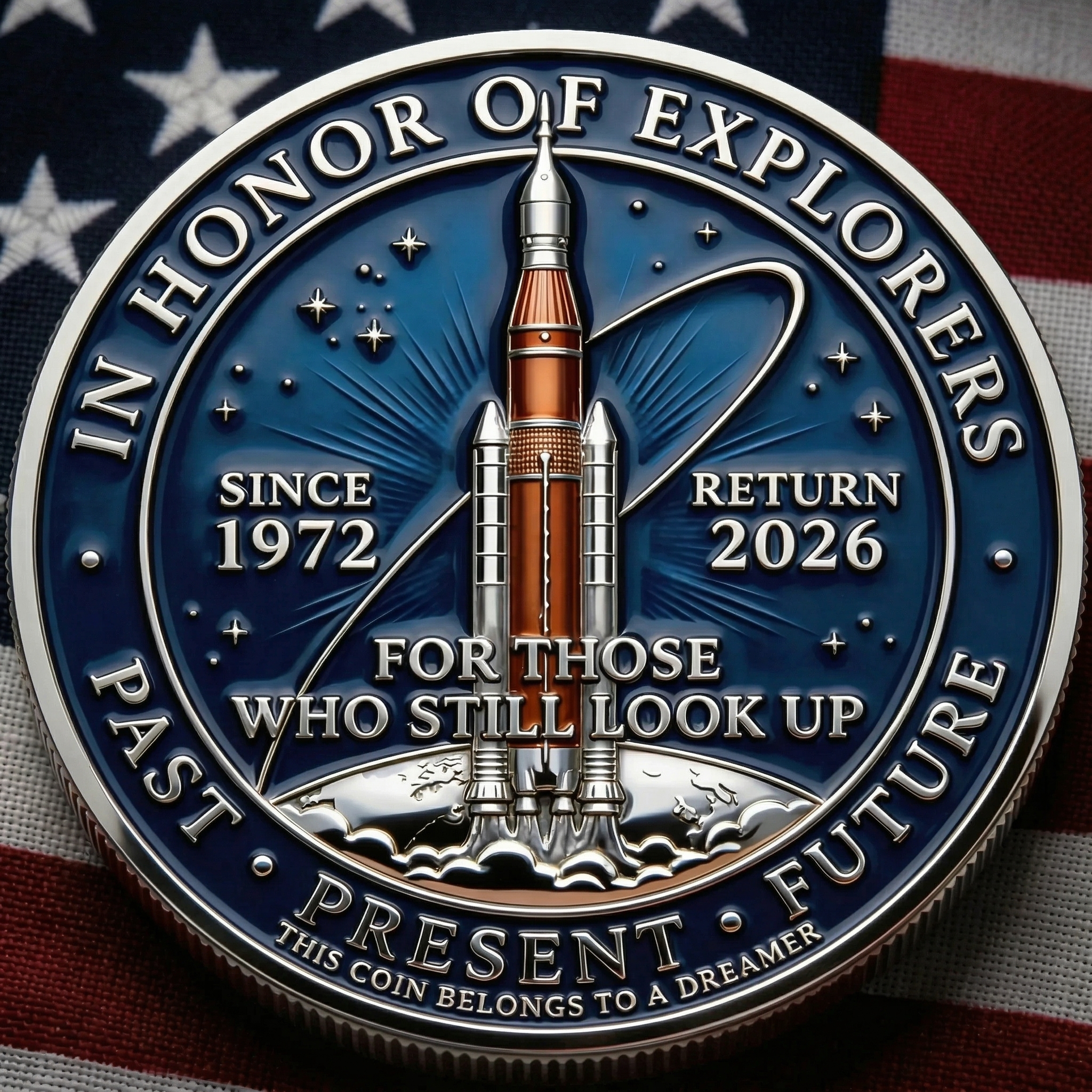 🔥LAST DAY 49 % OFF🔥Artemis II • Heroic Achievement Commemorative Coin