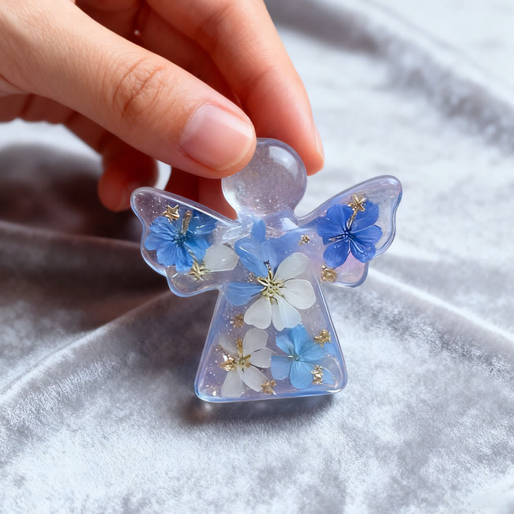 Angel & Cross Pray Ornament (With Card): Tender Devotion for Quiet Moments