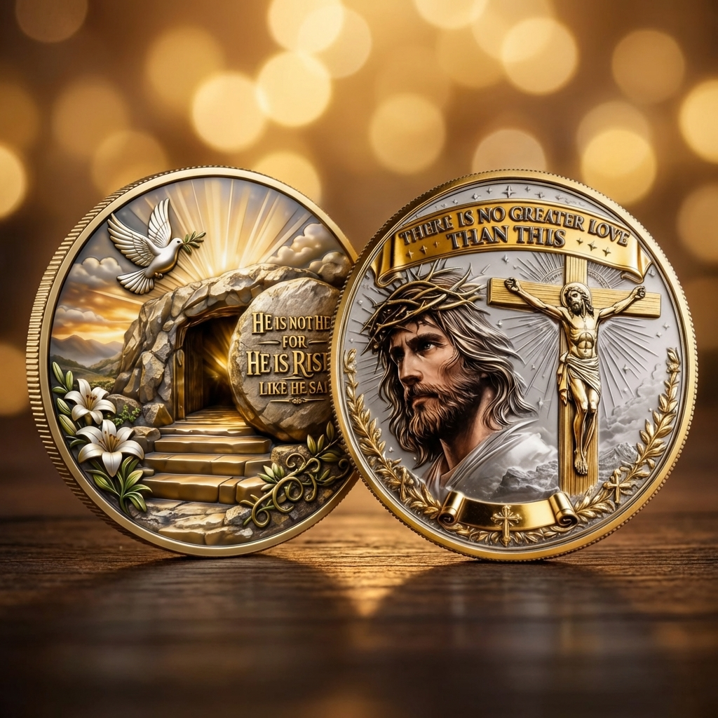 “No Greater Love” Resurrection Commemorative Coin