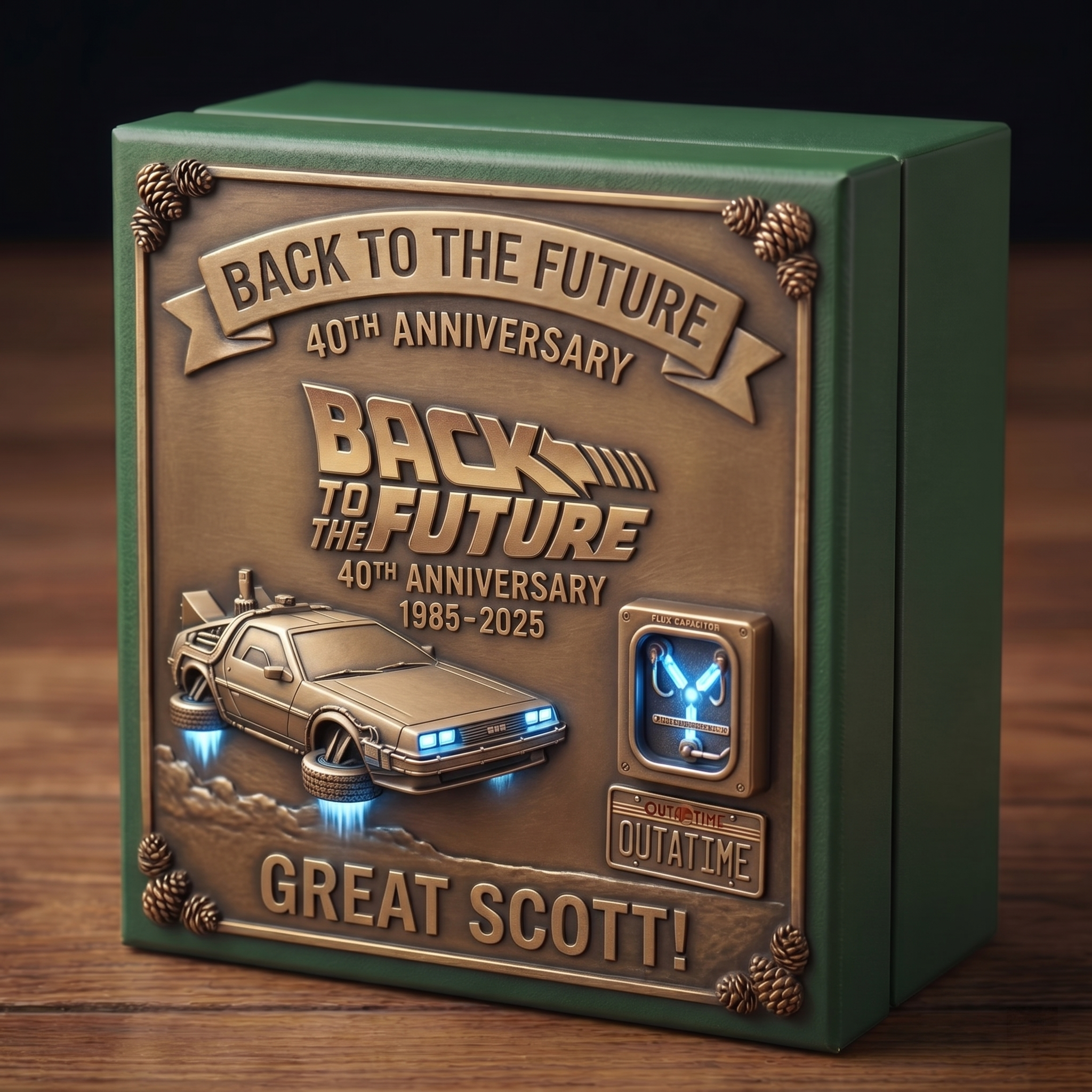 Back to the Future 40th Anniversary Keychain