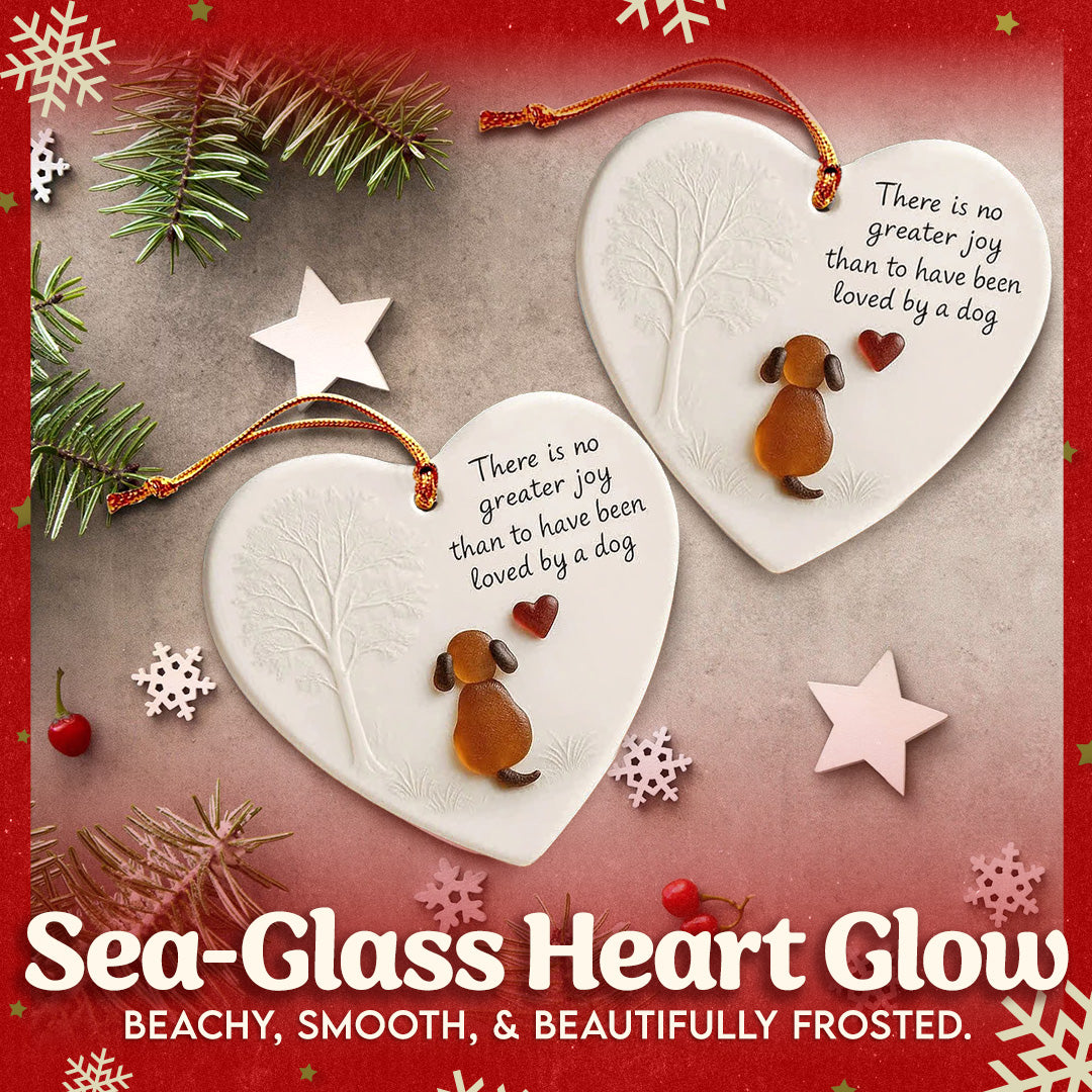 Heartwarming Dog Heart-Shaped Hanging Ornament