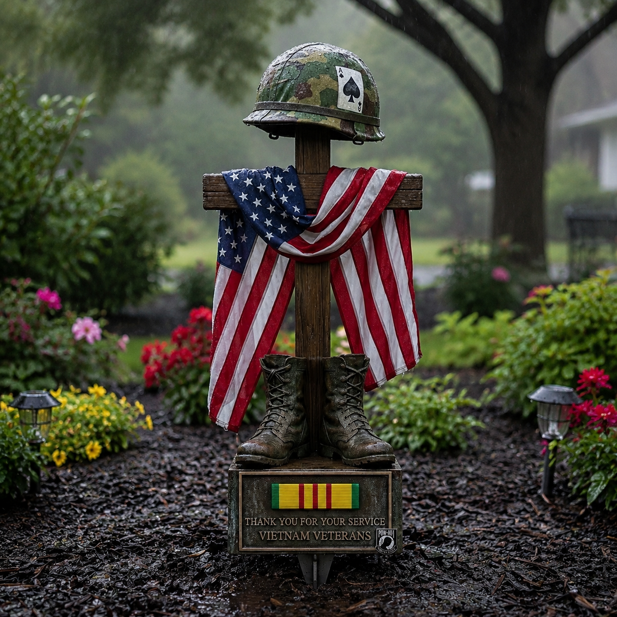 Vietnam Veteran memorial detail