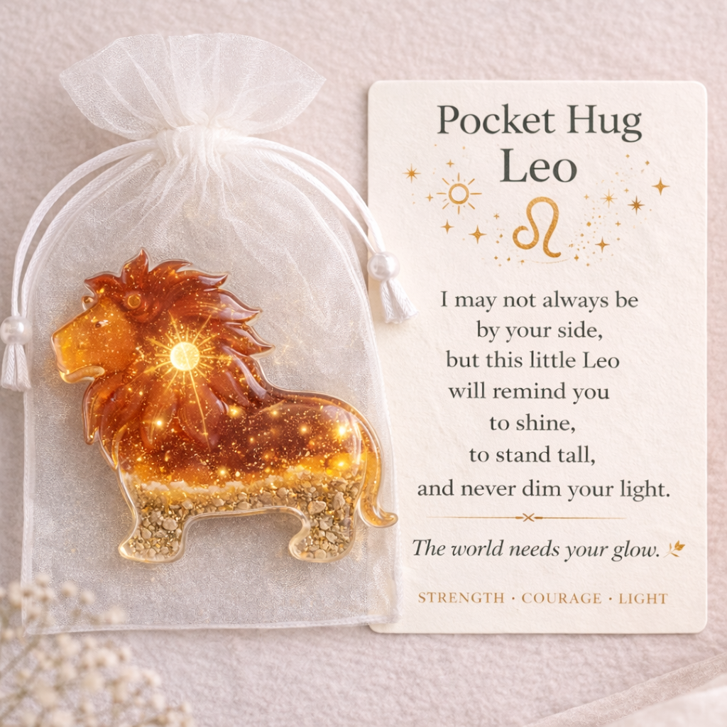 Zodiac Glass Pocket Hug