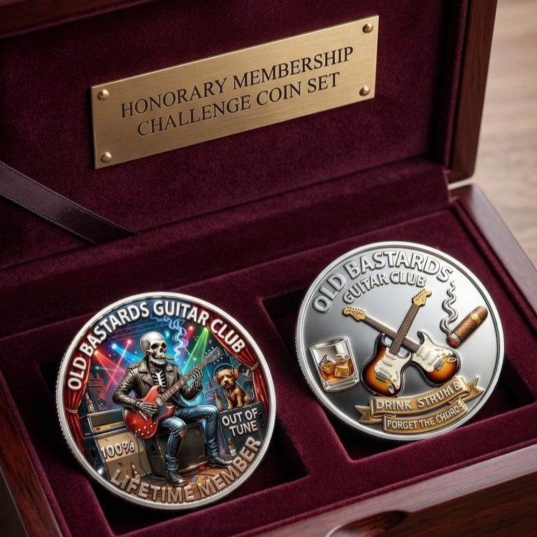 🔥LAST DAY 49 % OFF🔥Legendary Guitar Club Commemorative Coin