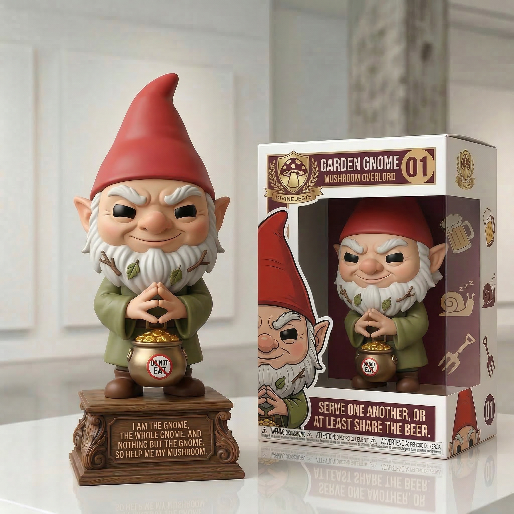 Garden Gnome: Mushroom Overlord Collectible
