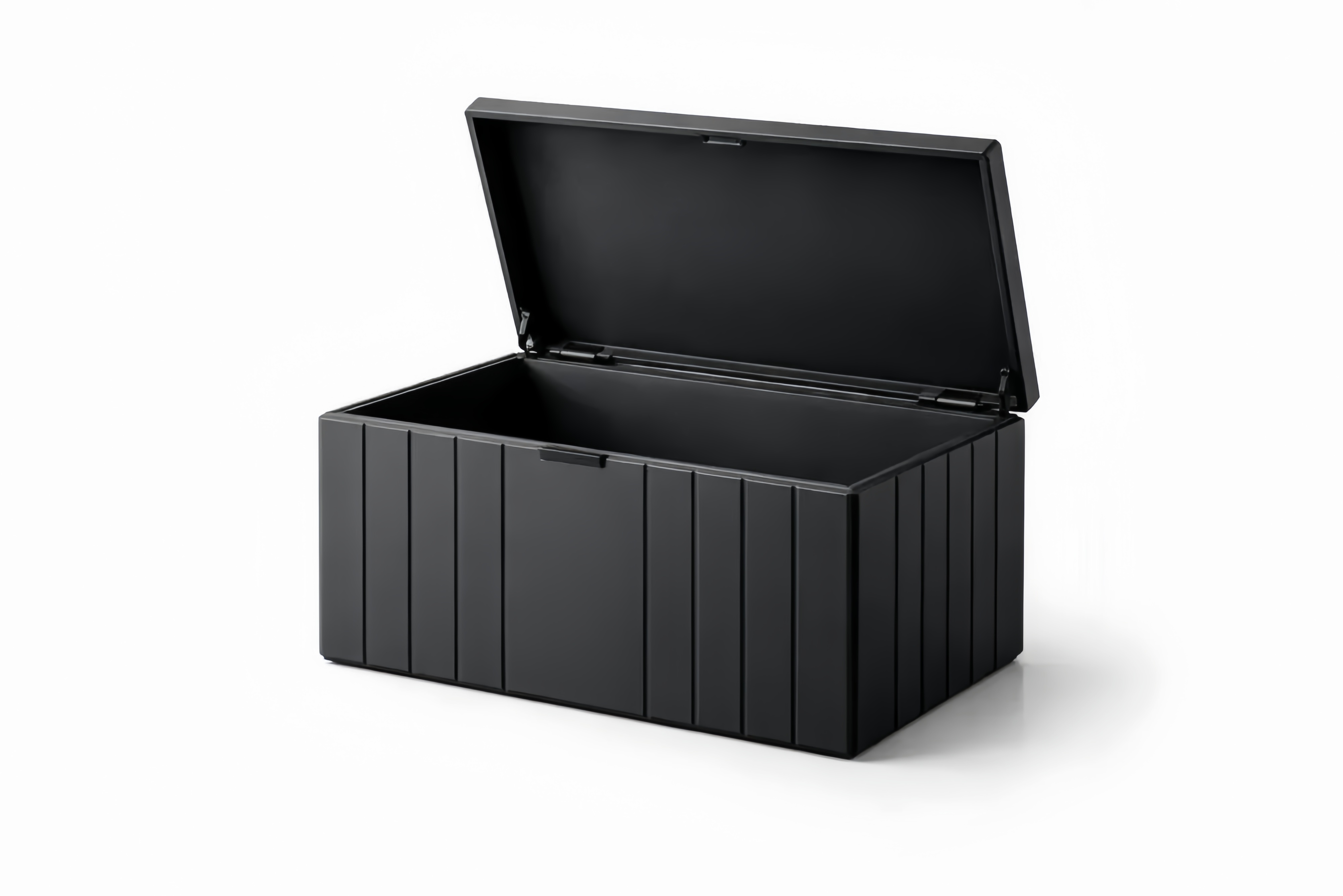 Contenitore Rettangolare in Polipropilene Nero da Esterno