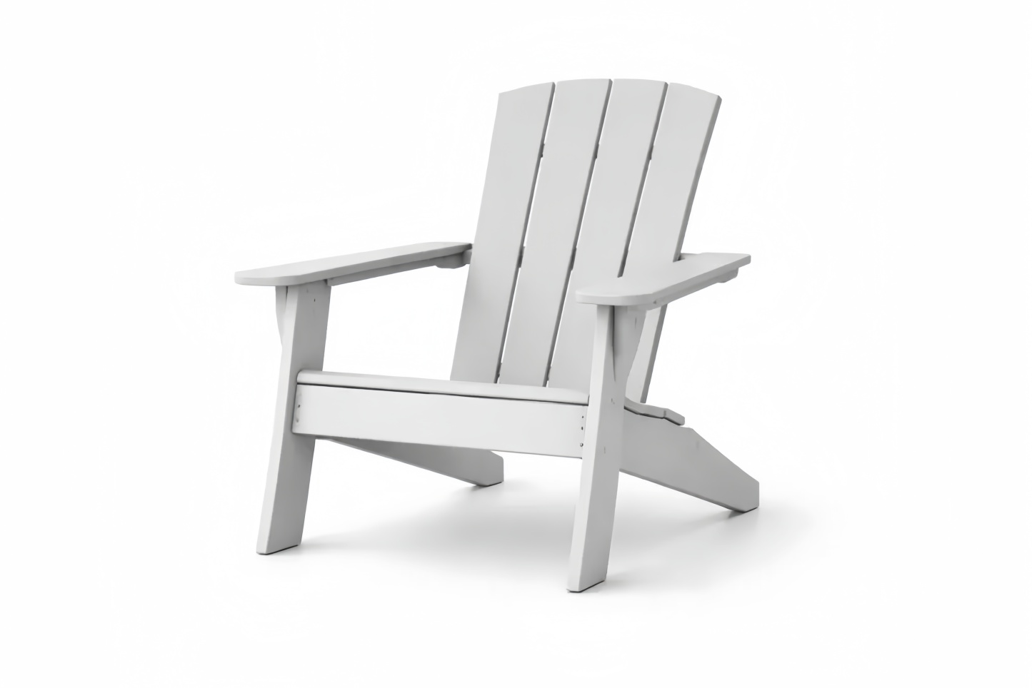 Sedia Adirondack in Plastica HDPE Bianco