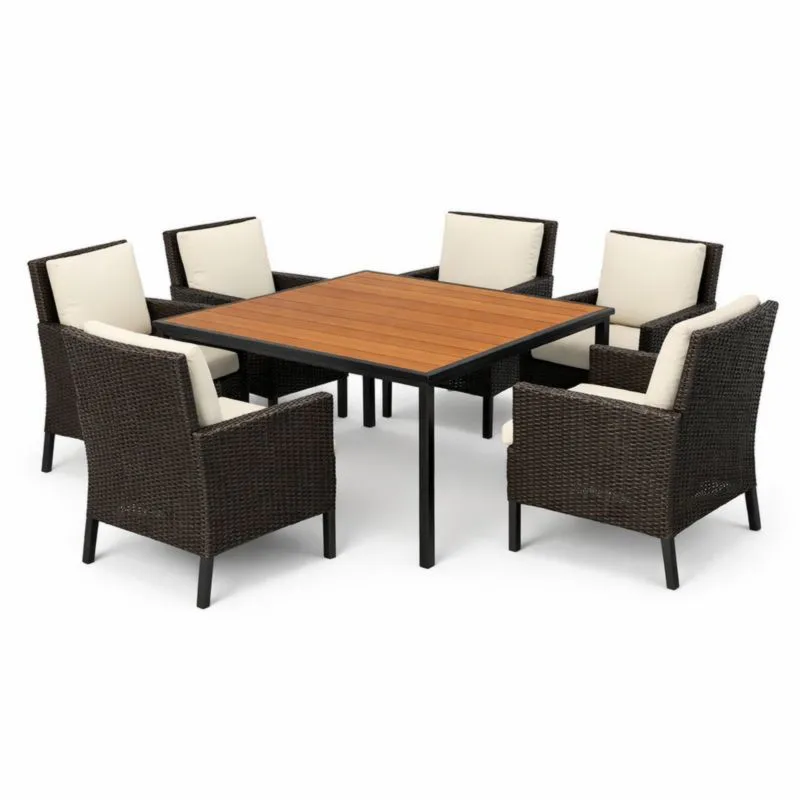 Set tavolo da pranzo per esterni