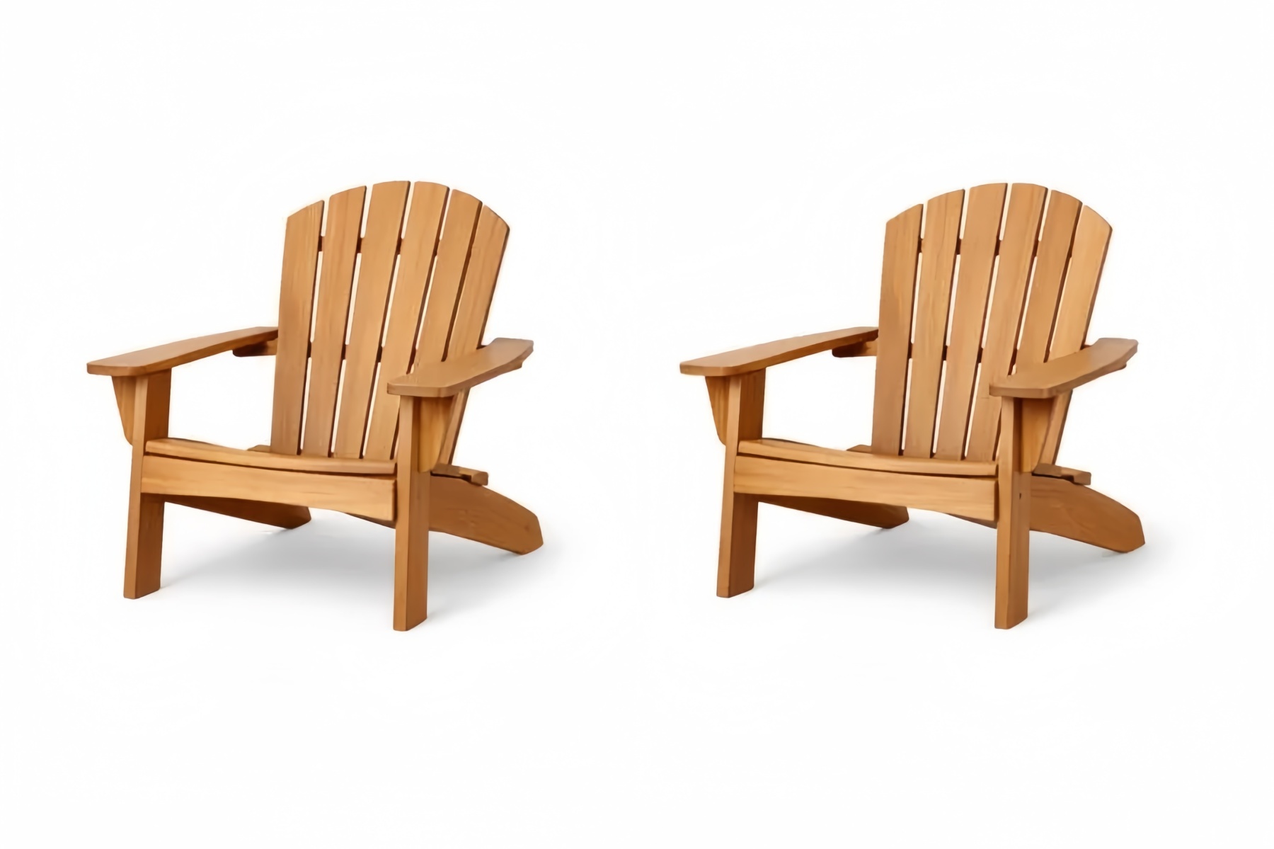 Set di 2 sedie Adirondack in legno massello di acacia