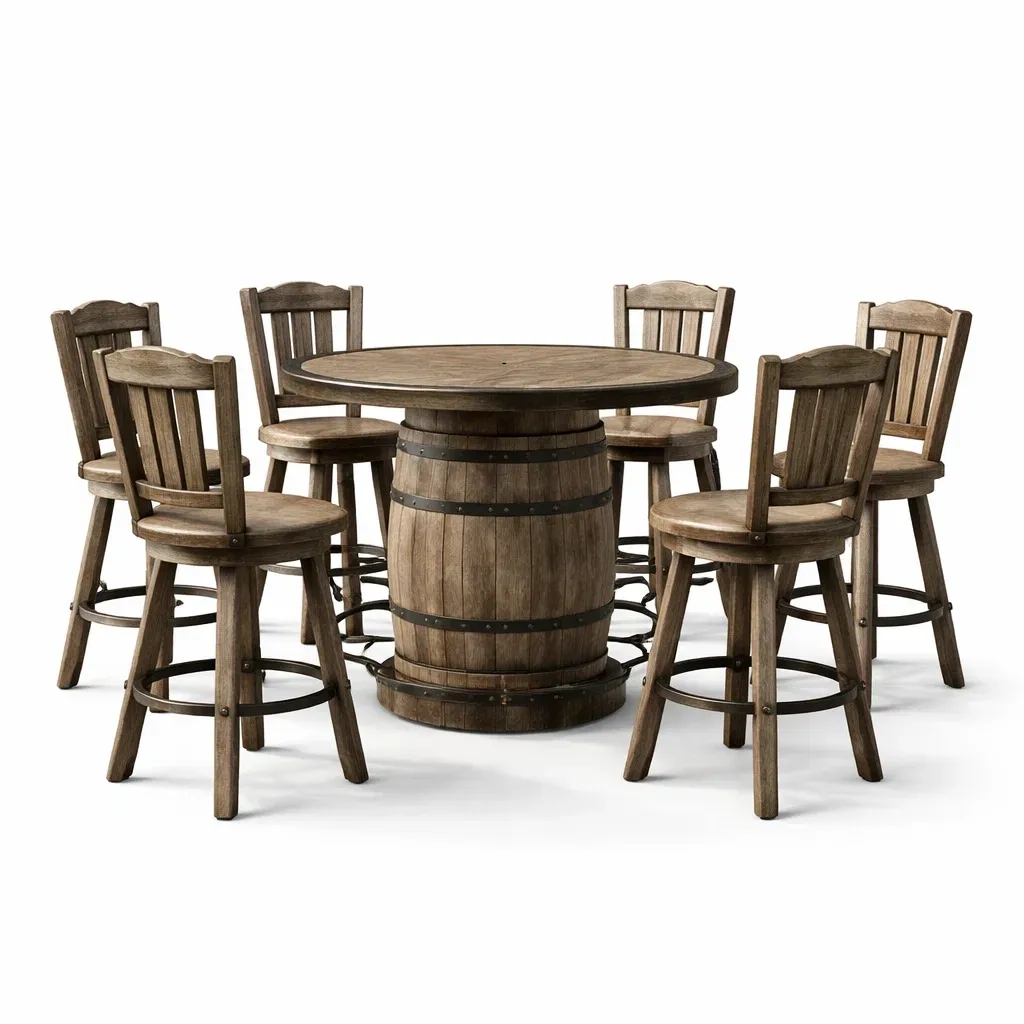 Ensemble table et chaises de bar